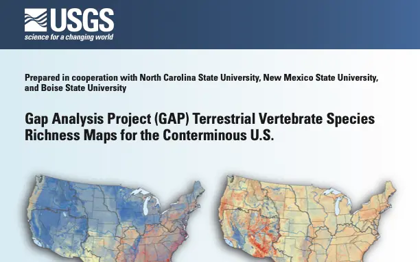 Gap Analysis Project (GAP) Terrestrial Vertebrate Species Richness Maps for the Conterminous U.S.